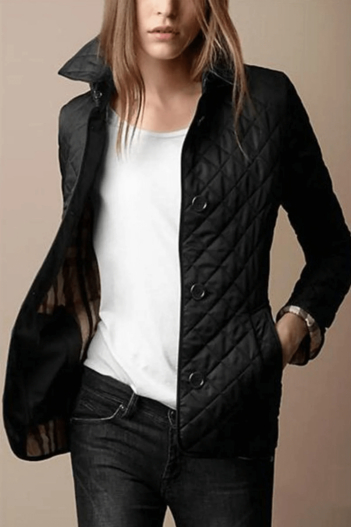  Evie Slim Silk Cotton Jacket Luxurious Style & Comfort